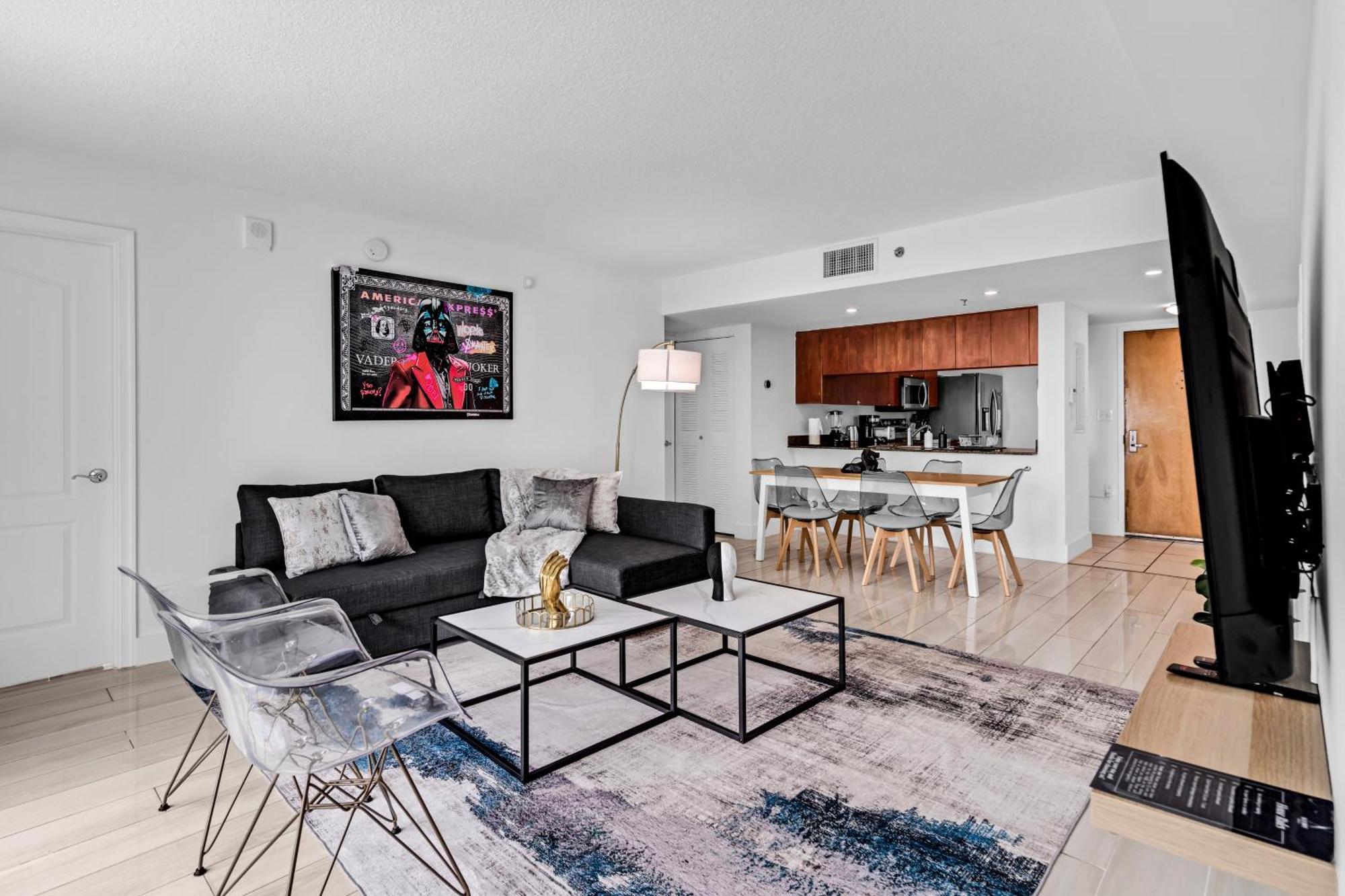 Lux 2B/2B Brickell - Free Parking Daire Miami Dış mekan fotoğraf