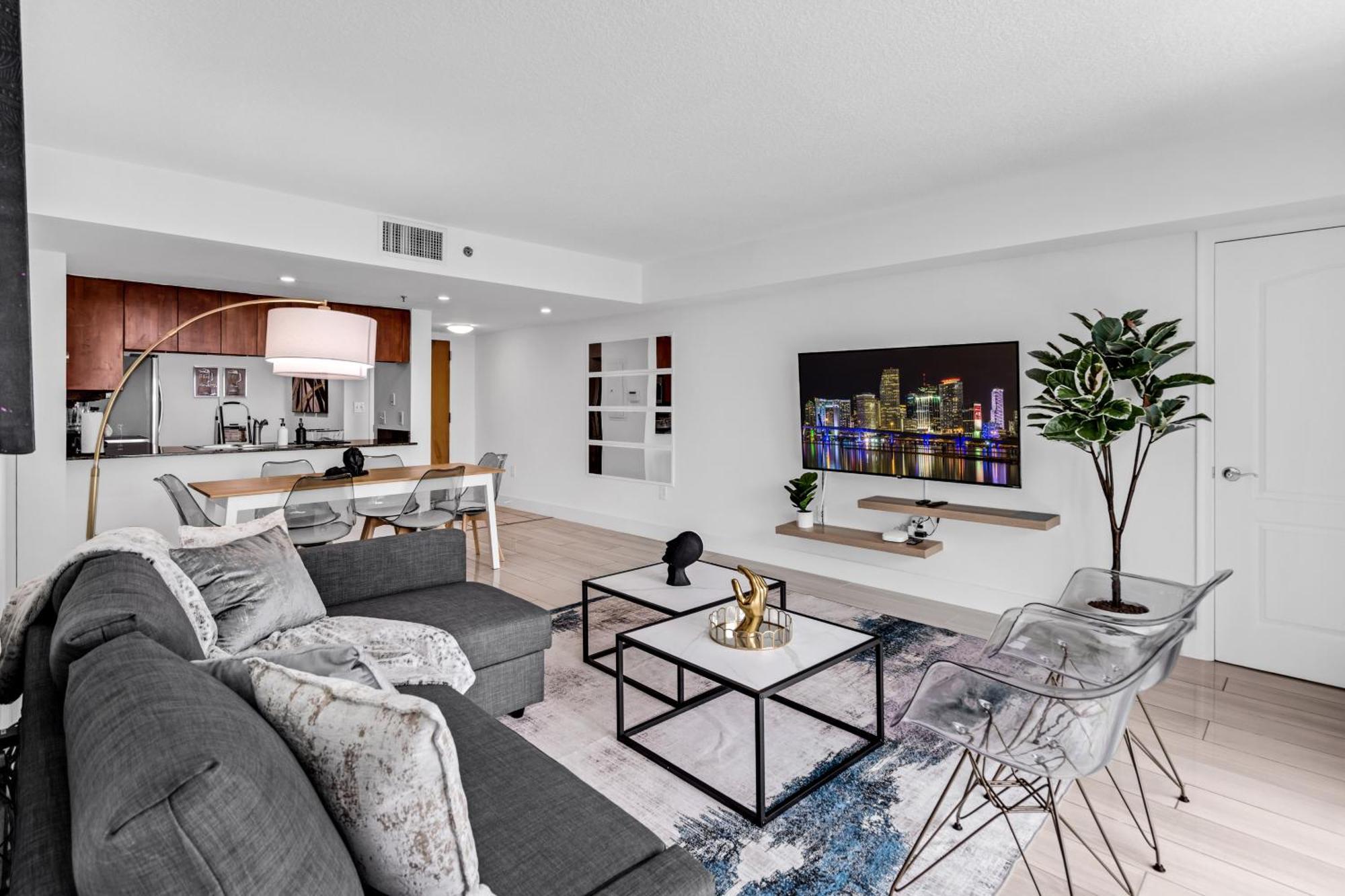 Lux 2B/2B Brickell - Free Parking Daire Miami Dış mekan fotoğraf